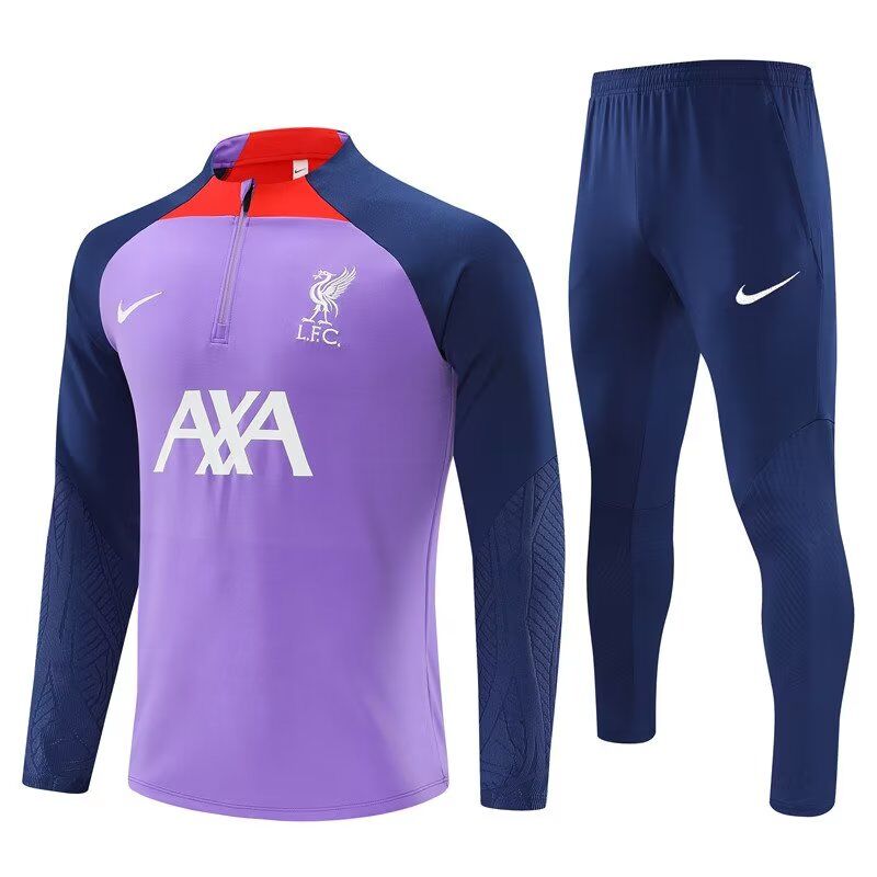 AAA Quality Liverpool 23/24 Tracksuit - Purple/Red